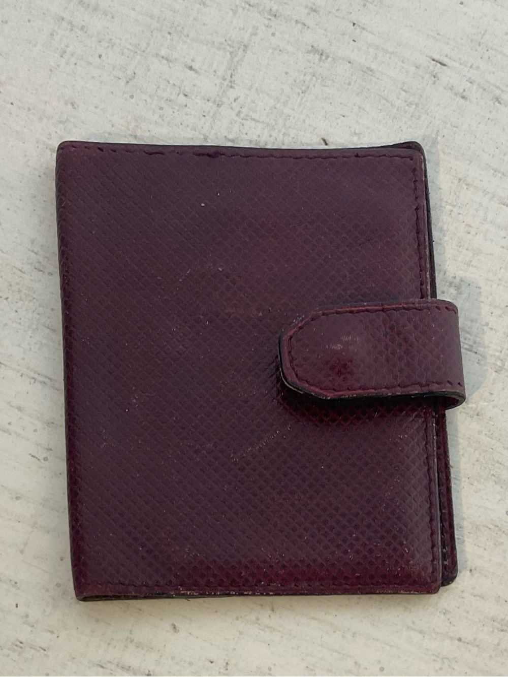 Vintage Bottega Veneta Leather Card Holder Wallet
